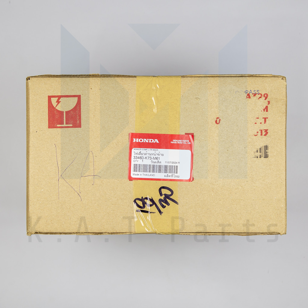 ไฟเลี้ยวหน้า ซ้าย,ขวา เวฟ125i 2018-2025 แท้ศูนย์ (33460-K73-M61),(33410-K73-M61)