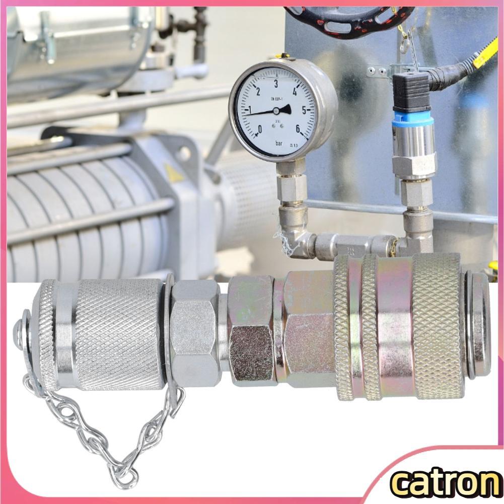 Catron-th G1/8 Quick Coupling Connector ชายหญิง Threaded link PT/PPT ความดันไฮดรอลิกทดสอบจุดอะแดปเตอ