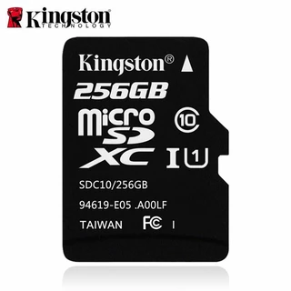 เมมโมรี่การ์ด Kingston memory card microSD Card 16GB32GB64GB128GB256GB Class 10 U1 A1 80MB/s การ์ดหน่วยความจำ คิงส์ตัน