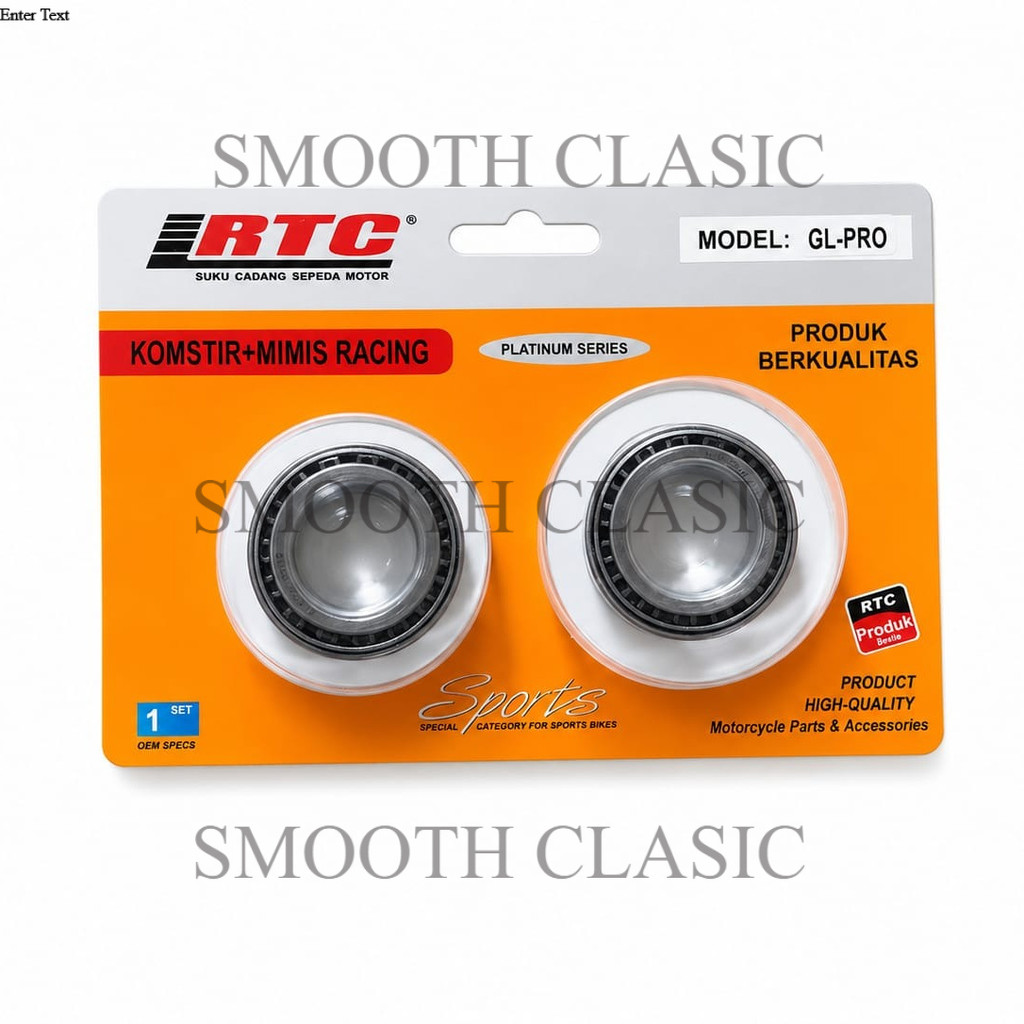 GL Pro RTC Racing Platinum Series คอลัมน์พวงมาลัยไม้ไผ่ชุดคุณภาพรถจักรยานยนต์พวงมาลัยคอลัมน์ + Mimis