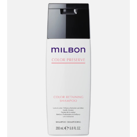 Milbon Color Preserve Color Retaining Shampoo/Treatment 200 ml แชมพู และครีมนวดผม ช่วยยืดอายุความเปล่งประกายของสีผม
