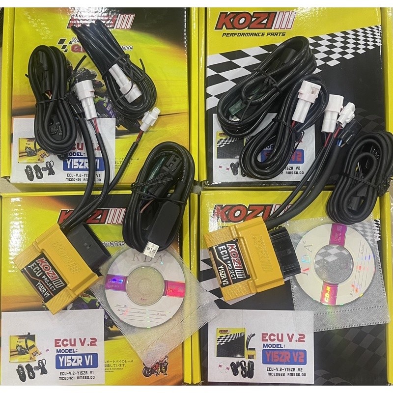 KZR KOZI V.2 ECU YAMAHA Y15 V1 / Y15 V2 / SRL115 FI LAGENDA 115FI (พร้อมซีดี SOFTWARE)