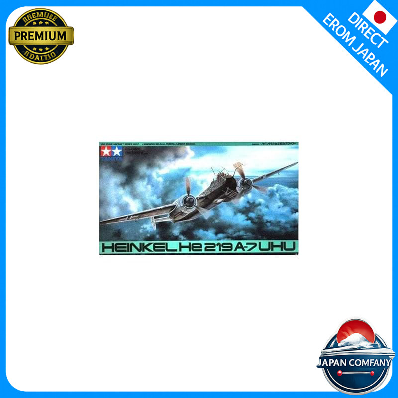 Tamiya 1/48 Masterpieces Series No.57 German Air Force Heinkel He219 A-7 Uhu Plastic Model TM61057