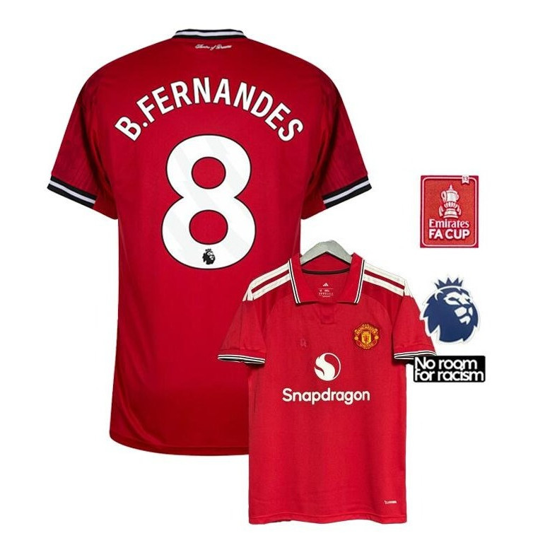 26/27 Manchester United Fan Edition Home Jersey เสื้อฟุตบอลแขนสั้น S-4XL