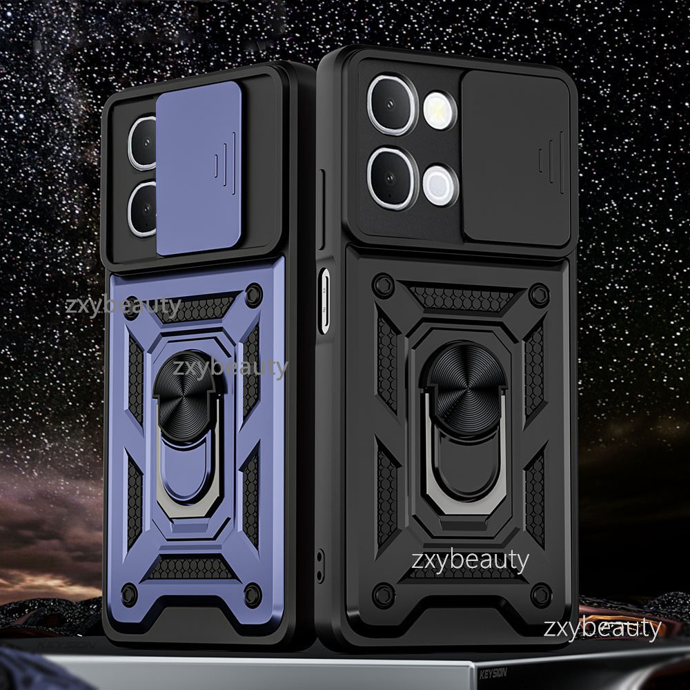 สําหรับVivo Y31d Y11d Y05 2026 5G 4Gเคสโทรศัพท์กันกระแทกเกราะแหวนแม่เหล็กผู้ถือปลอกสําหรับVivoY31d VivoY11d VivoY05 Pushดึงกล้องป้องกันปกหลัง
