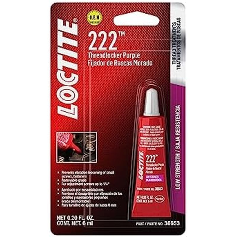 Thread Locker Purple 6 ml Tube Loctite 38653 Low Strength