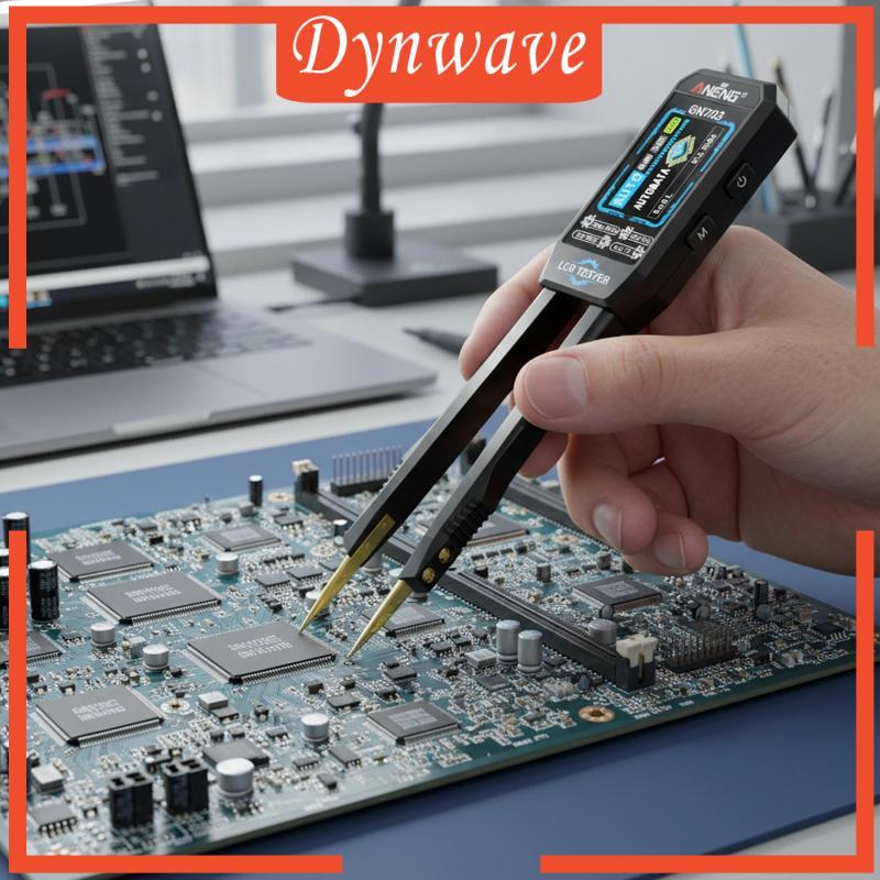 [Dynwave] Lcr Meter Handheld Lcr Meter Tweezer เครื่องมือวัด Freq ประสิทธิภาพสูงใช้งานง่ายส่วนประกอบ