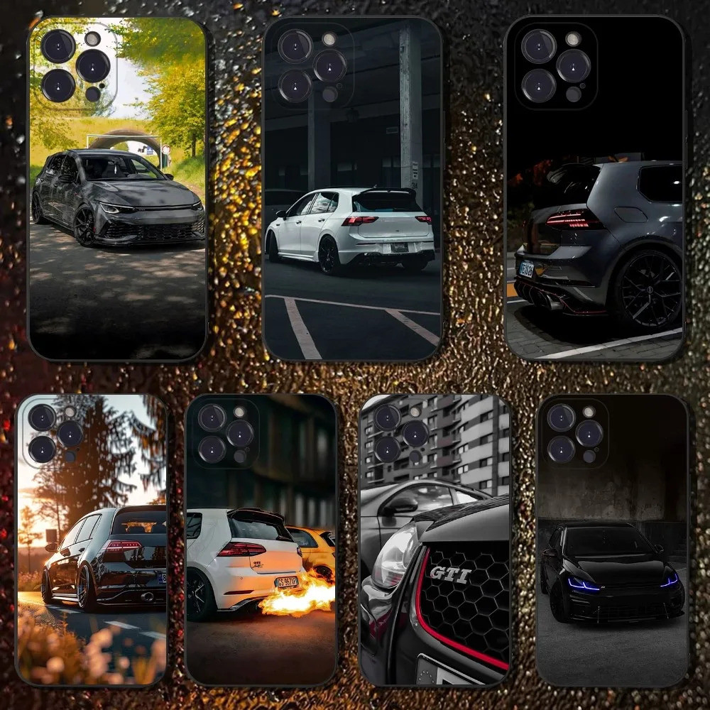 TP-1 CAR MK 7 GTI เคสโทรศัพท์สําหรับ iPhone 16,15,14,13,12,11 Plus,Pro Max,XS,X,XR,SE,Mini,8,7,ซิลิโ