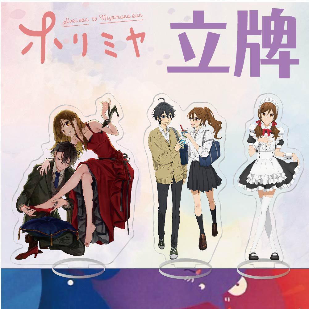 อะนิเมะอะคริลิคยืนการ์ด K Hori และ Miyamura Hori Keiko Miyamura เครื่องประดับ