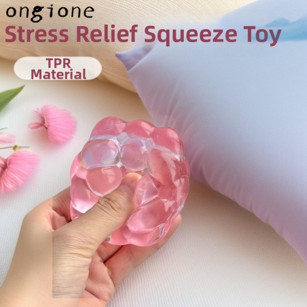 ONGIONE Maltose Fidget ของเล่น, สีสดใส Cubic Shape Maltose Squeeze ของเล่น, เนื้อองุ่นความเครียดบรรเทาช้า Rising Anti-stress Sensory ของเล่นสําหรับ ADHD ออทิสติกผ่อนคลาย