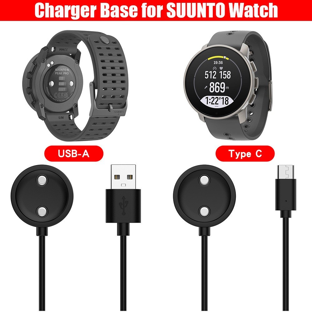 เครื่องชาร์จสําหรับ SUUNTO Nautic S / Race S / 9 Peak Pro / Ocean / Vertical Smartwatch Magnetic Doc