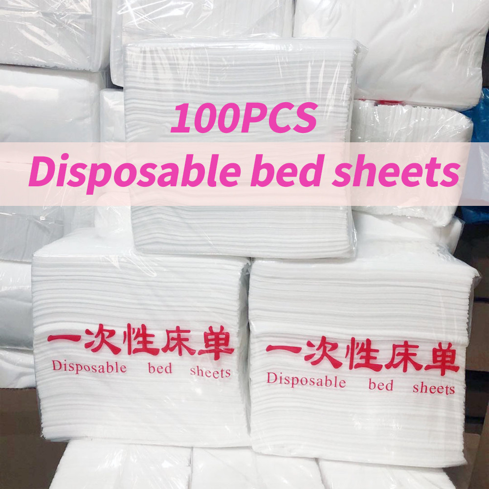 ร้านเสริมสวยผ้าปูที่นอนแบบใช้แล้วทิ้ง SMS PP Soft Non-Woven Sheet Lash Studio Supplies 一Saddle
