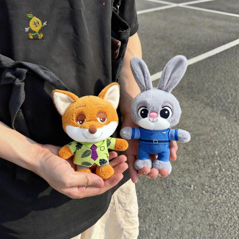 [mozh] 1 ชิ้นน่ารัก Judy Nick Fox พวงกุญแจการ์ตูน Zootopia สัตว์ตุ๊กตานุ่มตุ๊กตาตุ๊กตาจี้เด็กคริสต์มาสของขวัญ [TH]