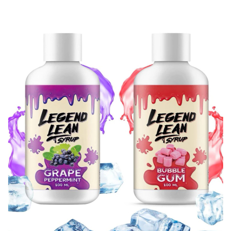 ไซรัปน้ำองุ่น LEGEND LEAN SYRUP น้ำหวานเข้มข้น เพิ่มความอร่อยให้น้ำอัดลม ขนาด 100ml