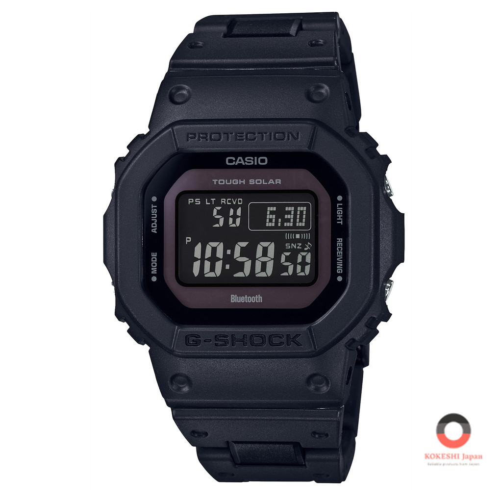 【Direct from Japan】 [คาสิโอ] นาฬิกาข้อมือ G-SHOCK Bluetooth ระบบพลังงานแสงอาทิตย์ รุ่น GW-B5600BC-1B