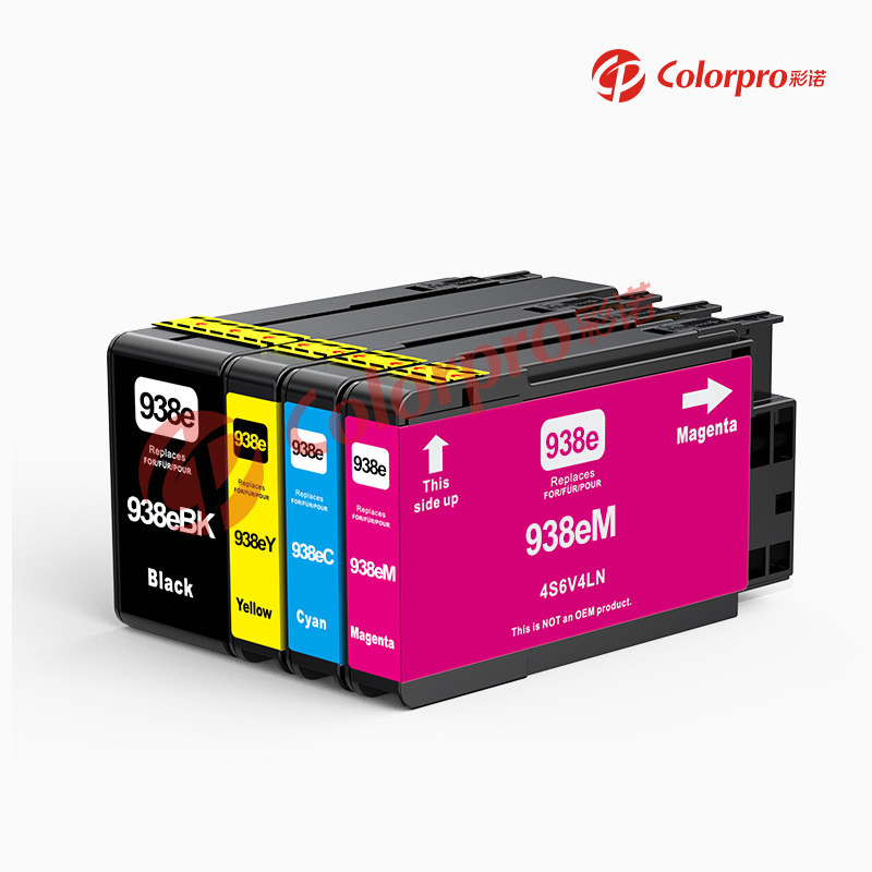 ใช้งานร่วมกับตลับหมึก HP 938e 938 สำหรับเครื่องพิมพ์ HP OJ9110b 9120 9130 9720 9730