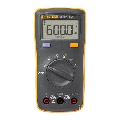 Shutdown มัลติมิเตอร์ Fluke106 อัตโนมัติ 600V Anti-Burn Smart Fluke Digital Handheld D3DJ