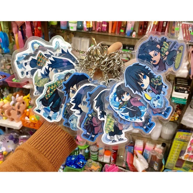 Tomioka Giyuu kimetsu no Yaiba พวงกุญแจ 5 ชิ้นที่แตกต่างกัน MPP