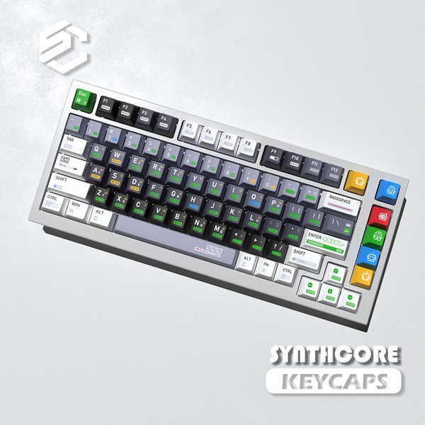 คีย์แคปลาย คีย์แคปไทย Chemical Keycap PC วัสดุหมอกโปร่งใสสนับสนุน wooting EZ63MADE68 Hero68ND63 Nigh