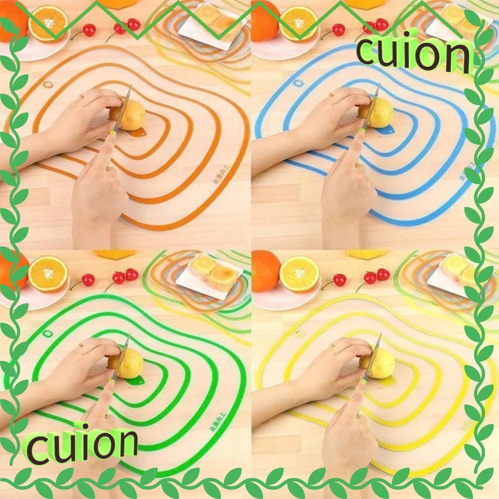 CUION1413 สับครัว, เขียง Antibacteria ที่มีความยืดหยุ่น, PP ลื่นโปร่งใส Gadgets ครัว