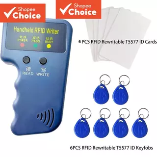 Repetitive มือถือ 125KHz EM4100 5200 RFID Writer Card RFID เครื่องถ่ายเอกสาร RFID Duplicator Programmer
