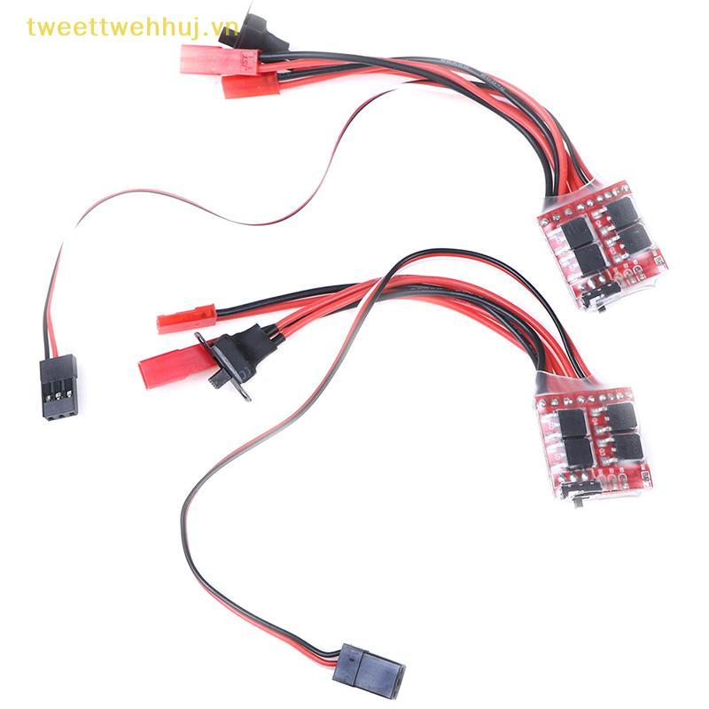 Tweehuj 20A ESC 30A ESC มอเตอร์ความเร็ว RC ESC 2KHz ส่งต่อย้อนกลับแปรงเบรค VN