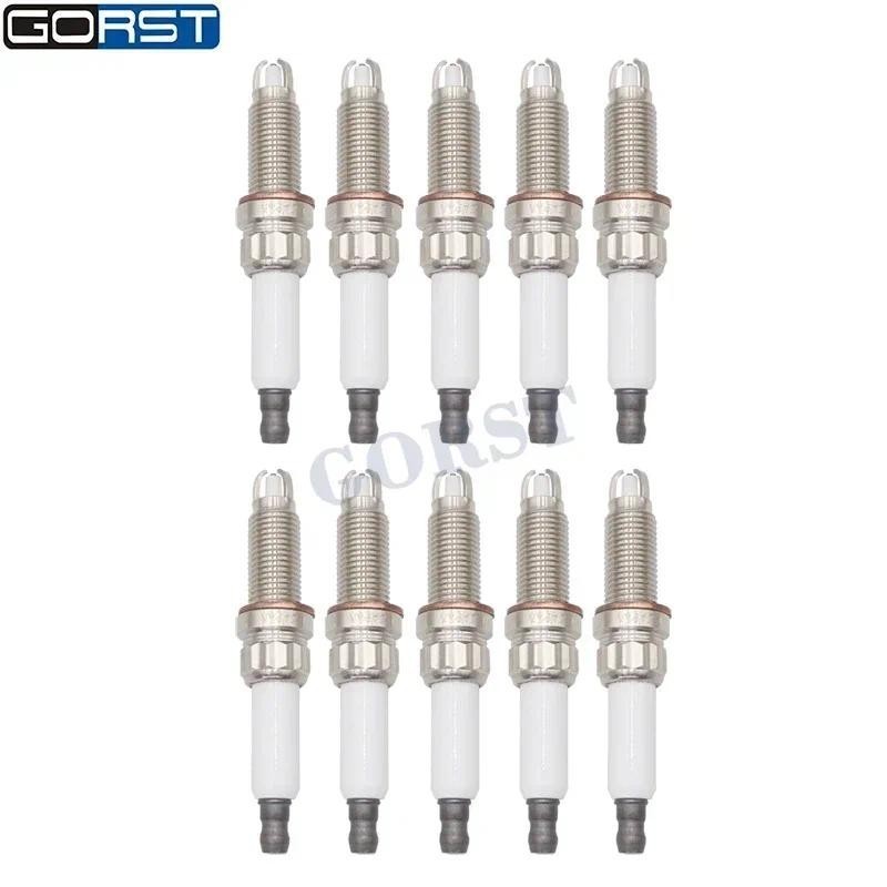 หัวเทียน 10 ชิ้น 12120038349 สําหรับ BMW E60 E61 E63 E64 E81 E82 ZKBR7A-HTU 12120034091อะไหล่รถยนต์ 