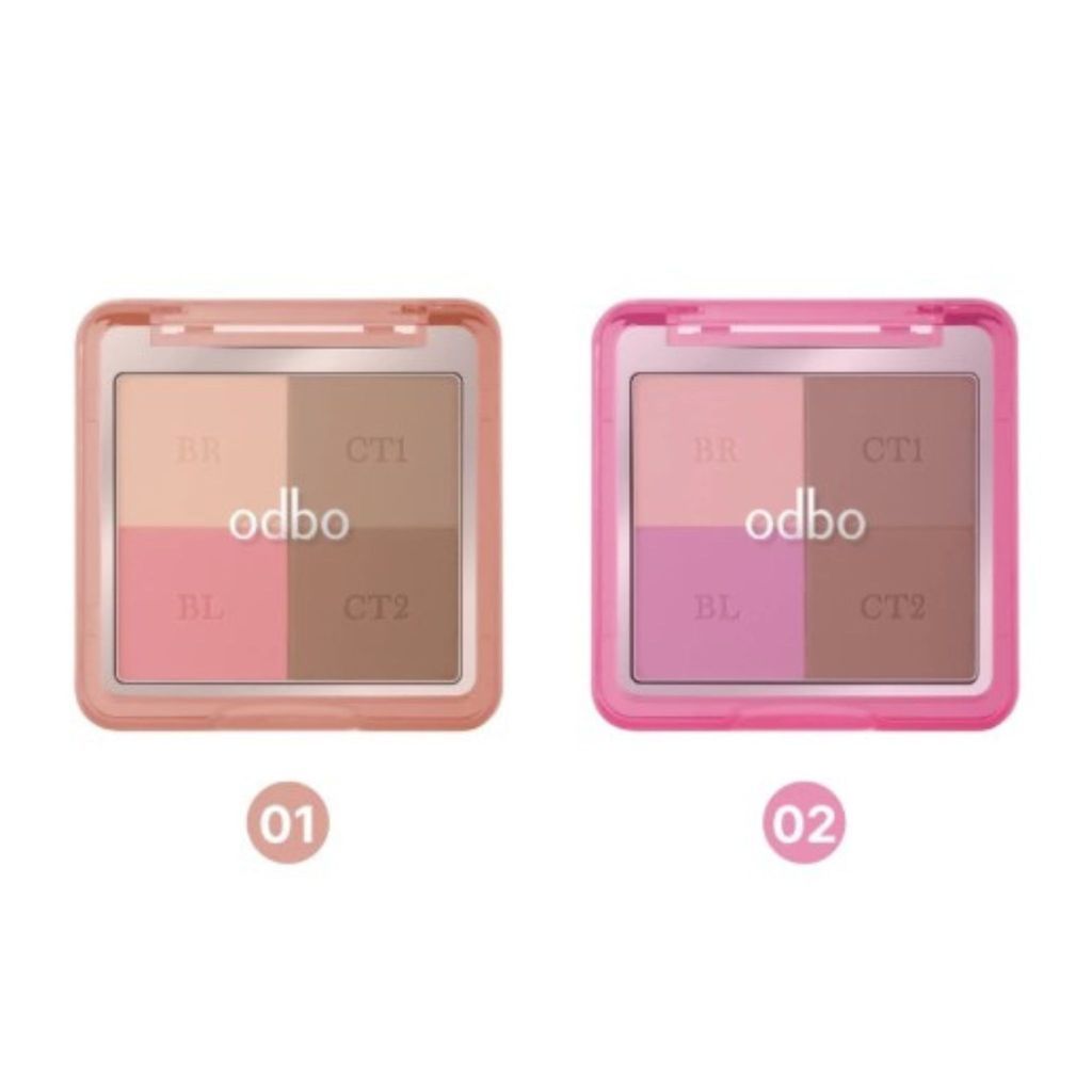 ♦️ของแท้·ส่งด่วน·ถูก♦️Odbo Glam & Shade Multi Palette #OD1331  โอดีบีโอ แกลม แอนด์ เฉด มัลติ พาเลท x 1 ชิ้น dayse
