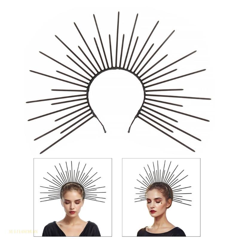 SJT Baroque Crowns แถบคาดศีรษะสไตล์ราชินี เพอร์เฟคสำหรับคอสเพลย์และแสดงบนเวที