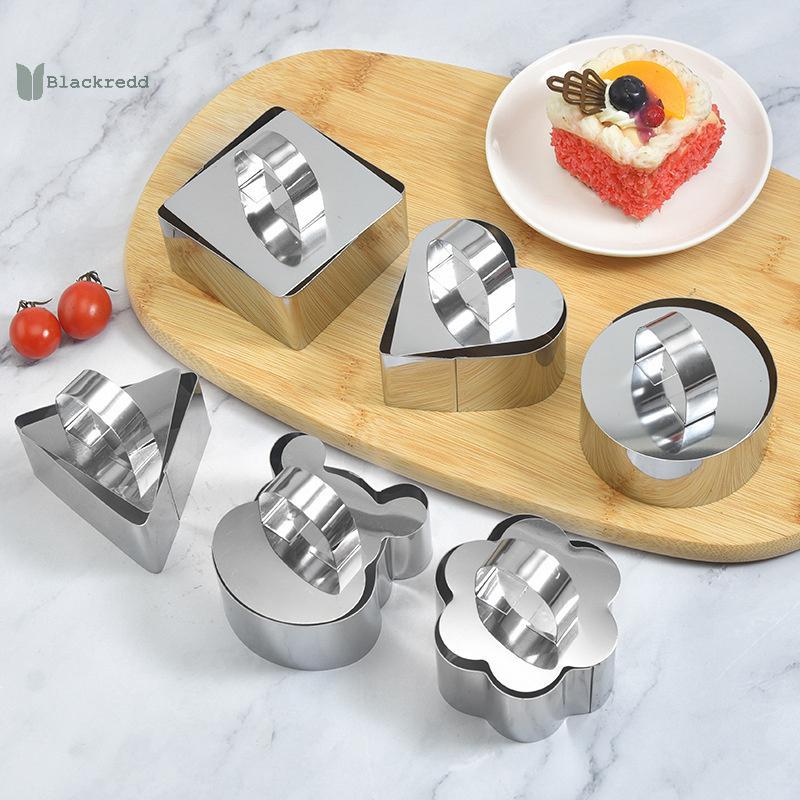 BRED 1 ชิ้นแม่พิมพ์เค้กสแตนเลส DIY มูสเค้กการ์ตูนซูชิแม่พิมพ์ข้าวกดแม่พิมพ์อุปกรณ์ครัว Creative Lunc