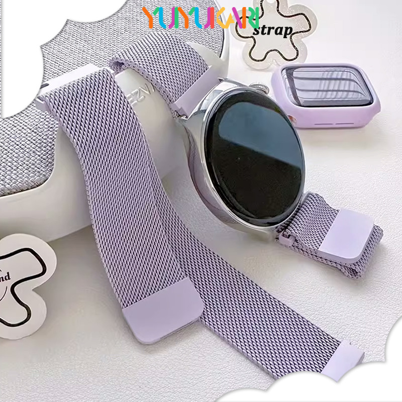 สายรัดโลหะลูป Milanese 20 มม. 22 มม. for Garmin Forerunner 265 255/Redmi Watch 5 Active/5 Lite/Samsung/Huawei/Amazfit