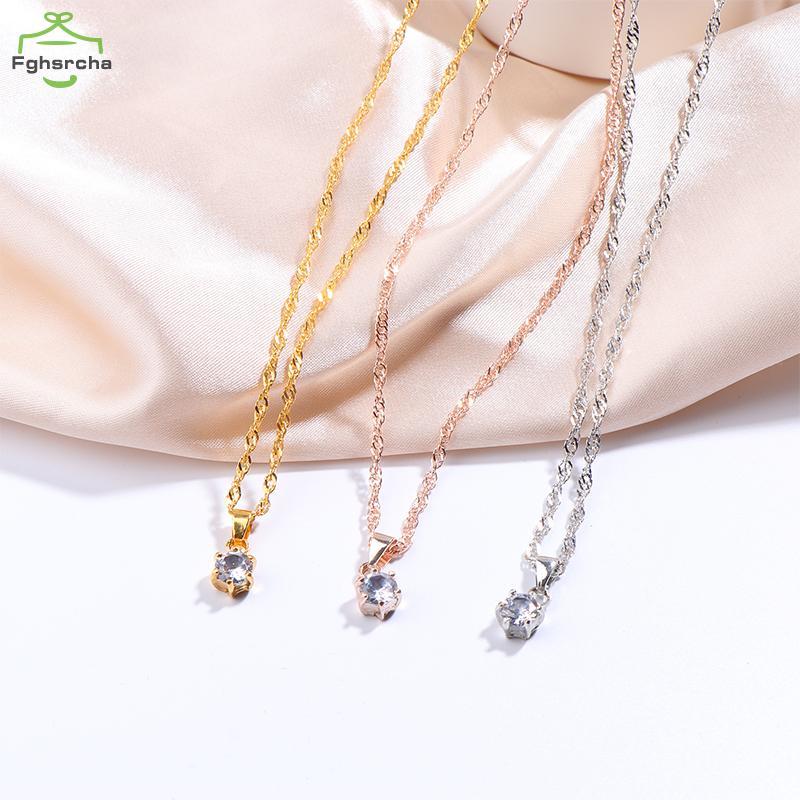 [FHC] ผู้หญิงหรูหราแหวนสร้อยคอต่างหูสร้อยข้อมือ Rhinestone หญิงสบายๆสุภาพสตรีชุดเครื่องประดับ [fhc]