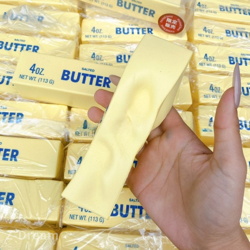 ของเล่นบีบอัด อัดแท้เนย แบบถุง สัมผัสนุ่มลื่นมาก จำลอง คืนตัวช้า - รูปที่ 2