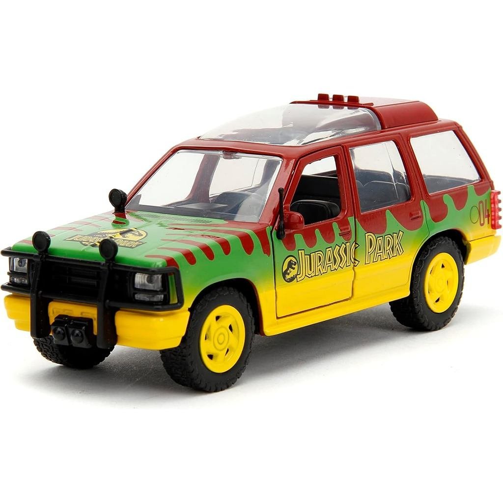 Jada Jurassic Park 1:32 1993 Ford Explorer รถหล่อ, ของเล่นสําหรับเด็กและผู้ใหญ่ J0OB