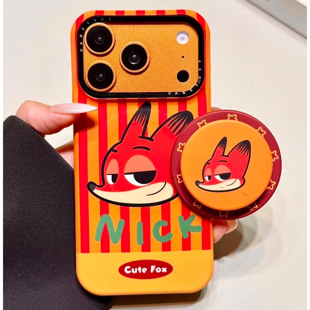 น่ารักลายภาษาอังกฤษ Fox กระต่ายวงเล็บแม่เหล็กสําหรับ iPhone 17 PRO MAX 16 15 14 13 PRO MAX กันกระแทกกล้องป้องกัน Drop-proof Hard ปกหลัง ราคา ถูกที่สุด ดีลบีเคเค แกลเลอรีภาพที่ 2