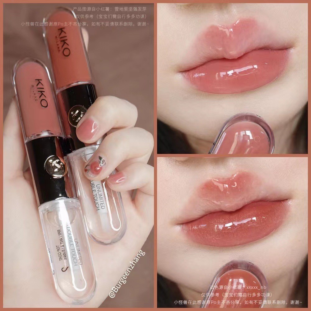 HOMIICHIC Kiko Milano Kiko Milano Unlimited Double Touch Long-Lasting Matte Lipstick 6 Ml ลิปสติกติด