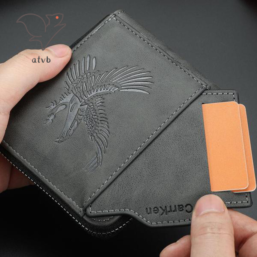 Retro Pu Leather Card Holder Multifunctional Cash Holder For Daily Life Dating