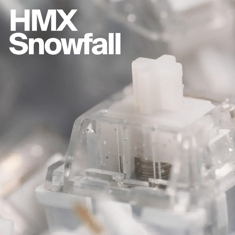 [ktechs] HMX Snowfall Tactile Switches สําหรับคีย์บอร์ดเชิงกลแบบกําหนดเอง