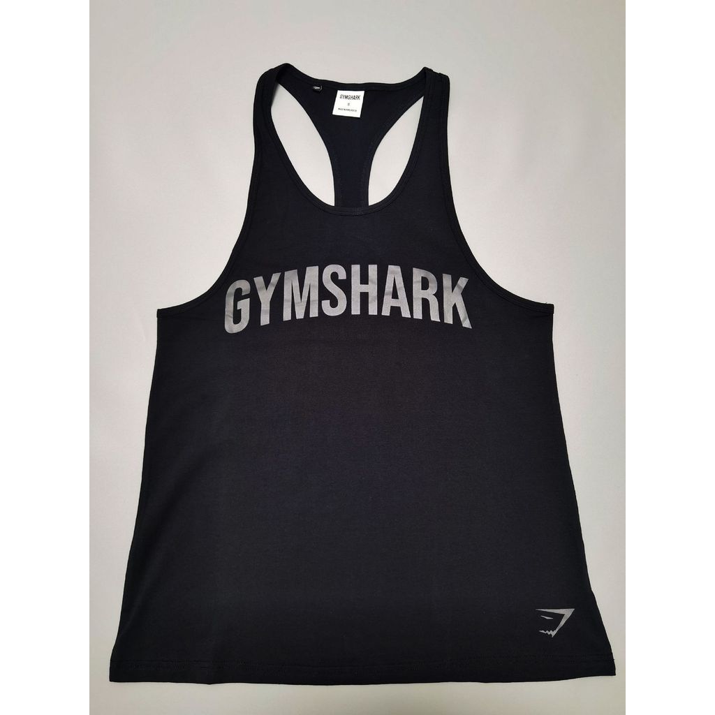 Gymshark power Racerback Vest Stretch Cotton Sports Fitness Strength Training Men's Sleeveless