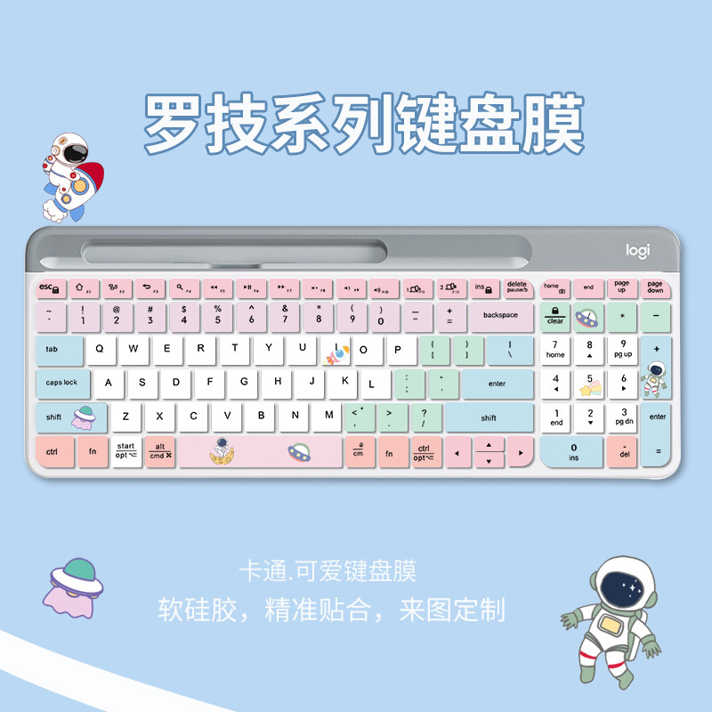 เหมาะสําหรับ Logitech LogitechK270 MK295 แล็ปท็อปเดสก์ท็อป K380 คีย์บอร์ดป้องกันฟิล์ม K580