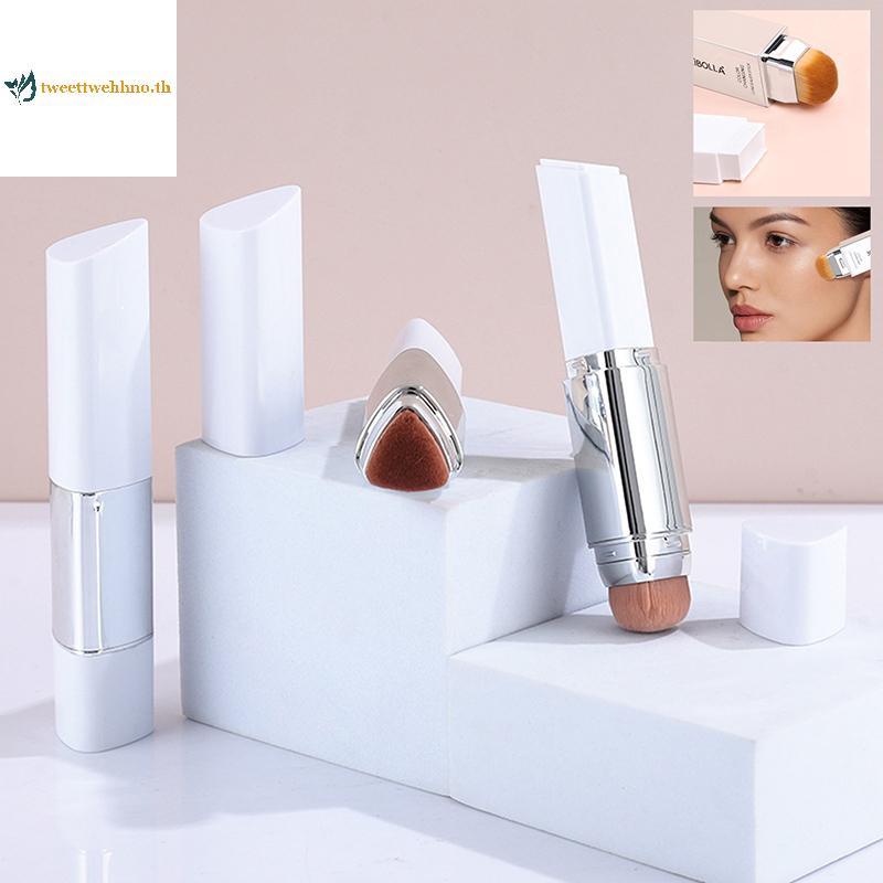 Tweetwehhno 2IN1 Foundation Stick Empty Ointment Tube Brightens คอนซีลเลอร์ Stick ทําซ้ําบรรจุคอนเทน