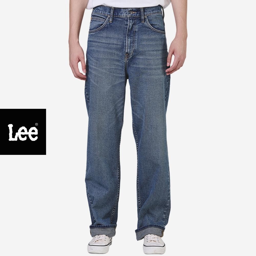 LEE กางเกงยีนส์ผู้ชาย เอวกลาง ทรงตรง รุ่น LE F425MERDN14 สียีนส์กลาง