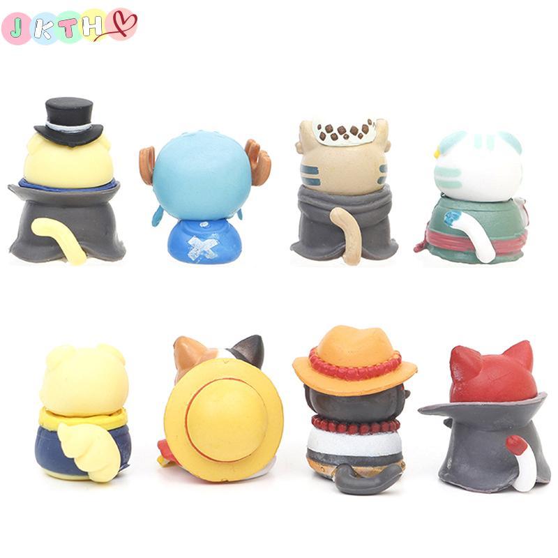 JKTH One Piece Cat Model Hand-made คอสเพลย์เครื่องประดับรถ Twisted ไข่กล่องตาบอดตุ๊กตา JKK