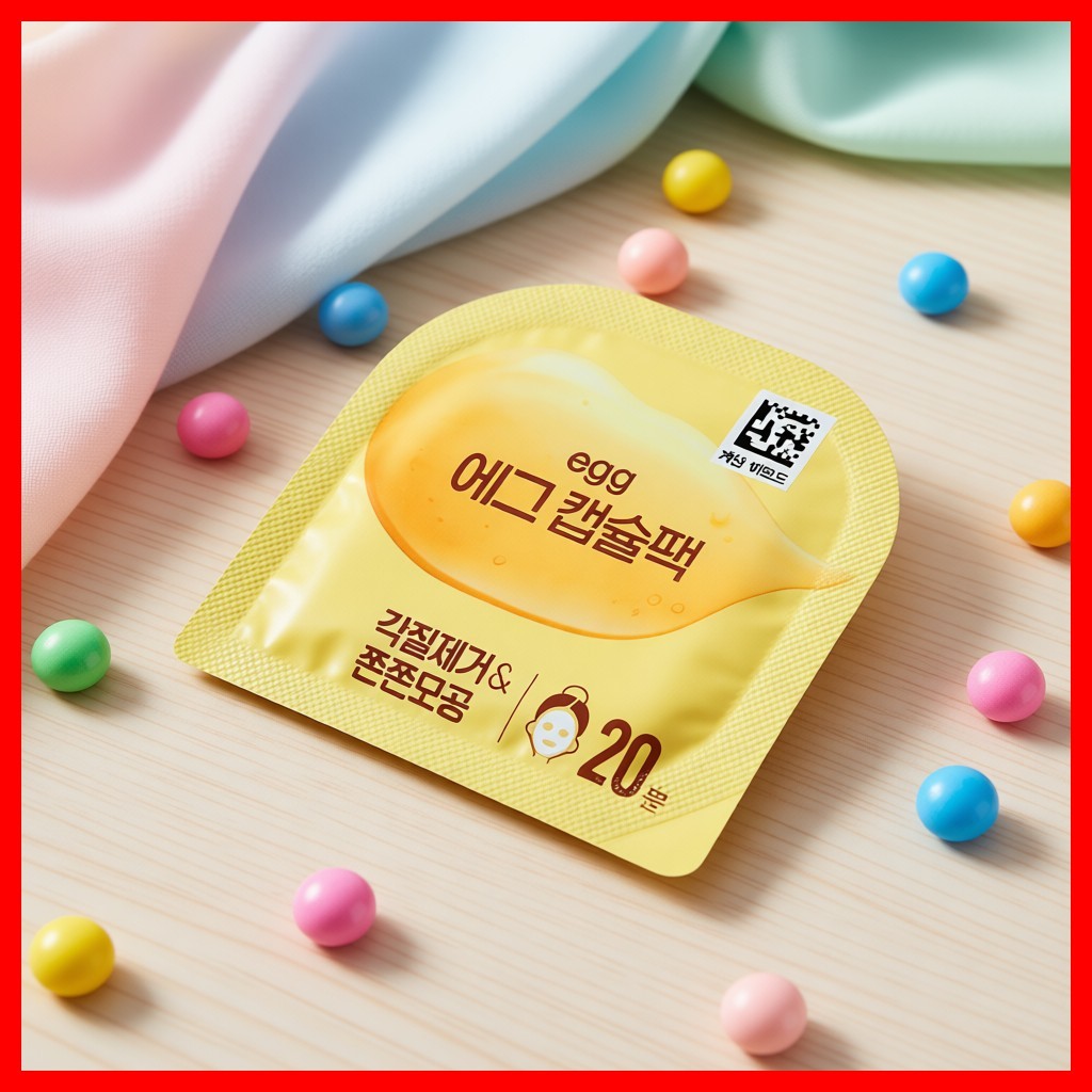 [daiso] Egg Capsule Pack, 1ea(ขัดผิว&แก้ไข)/ แคปซูลไข่เกาหลี / Crafting Decor / ของแท้ 100% โดย K-Daiso