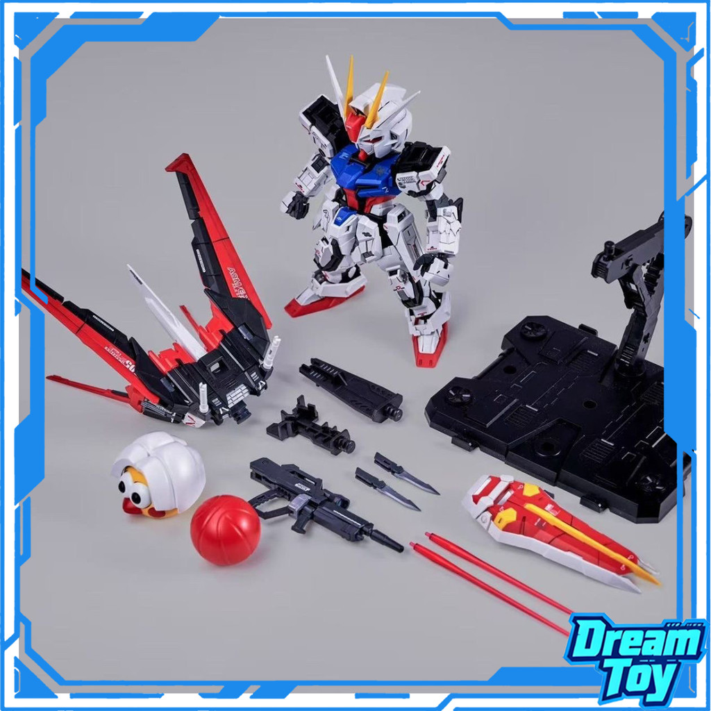 MGSD FREEDOMgundam| ชุดแอ็คชั่นฟิกเกอร์พร้อมสติ๊กเกอร์สไลด์น้ําและขาตั้งจอแสดงผล