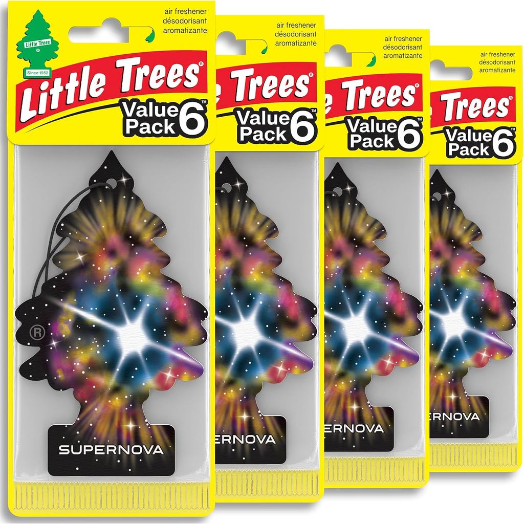 LITTLETREESCarAirFreshener|แขวนต้นไม้ProvidesLongLastingScentforAutoandHome|24แอร์เฟรชเนอร์|ซุปเปอร์