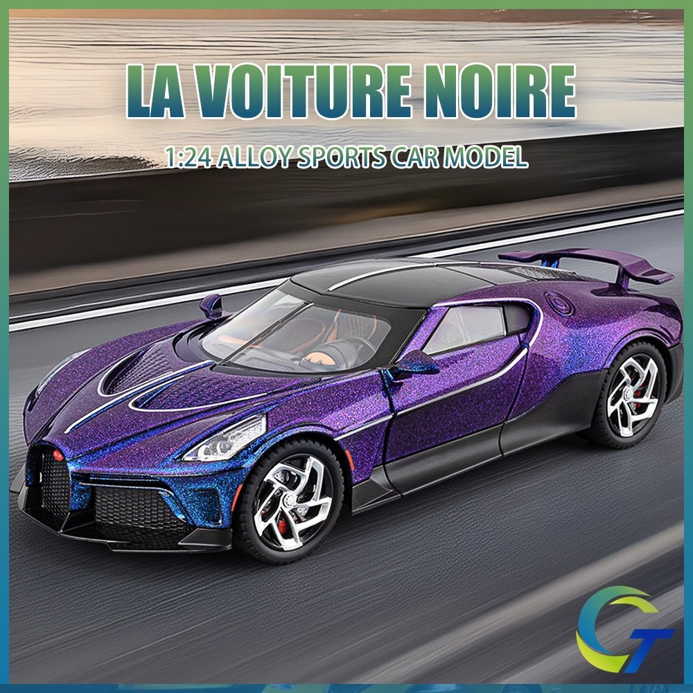1:24 Bugatti La Voiture Noire Diecast ของเล่นรถรุ่นรถของเล่นคอลเลกชันของขวัญสําหรับชายเด็ก