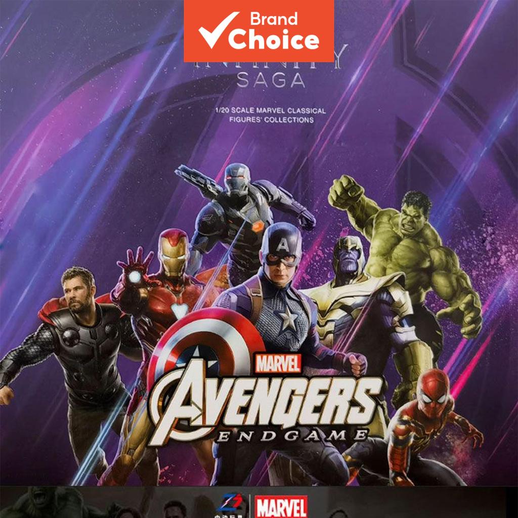 ฟิกเกอร์แอคชั่นซูเปอร์ฮีโร่ Marvel ชุดสะสมขนาด 4 นิ้ว Iron Man, Spider-Man, Captain America รวมทีม Avengers ครบชุด 8 ตัว ขยับได้แม่นยําสูง ของสะสมลิขสิทธิ์แท้