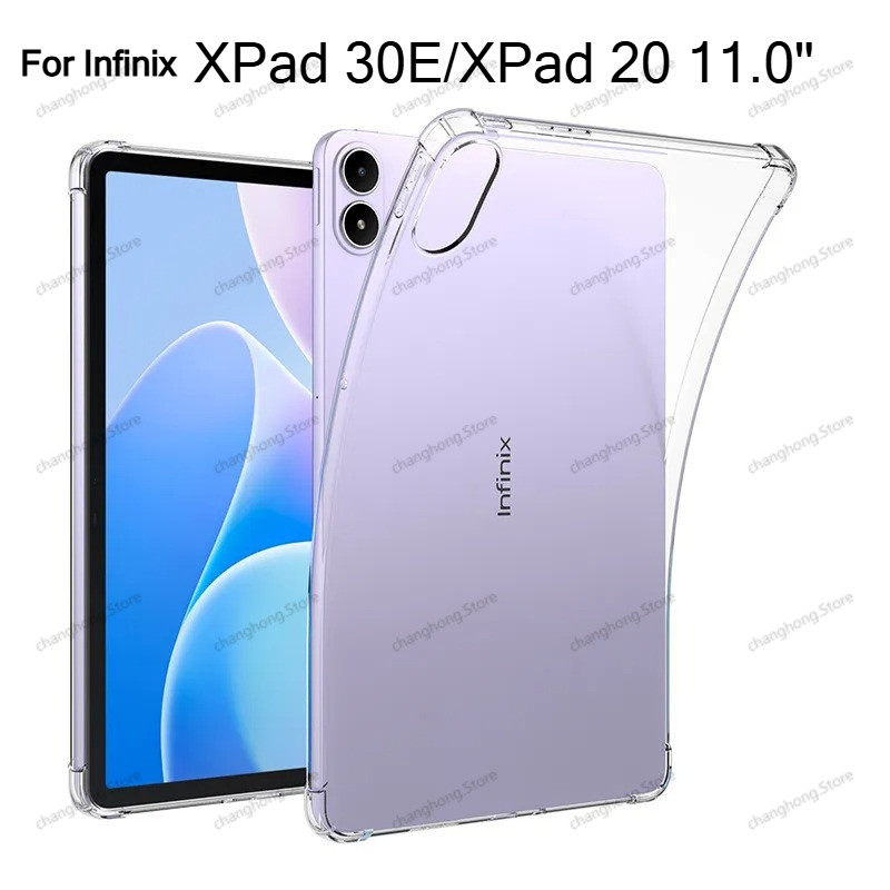 เคสซิลิโคนสําหรับ Infinix XPad 30E 11 นิ้ว 2026 X1102B แท็บเล็ต Soft TPU Clear Cover กันกระแทกเปลือกป้องกันสําหรับ Infinix X Pad 20 XPad20 11 นิ้ว 2025