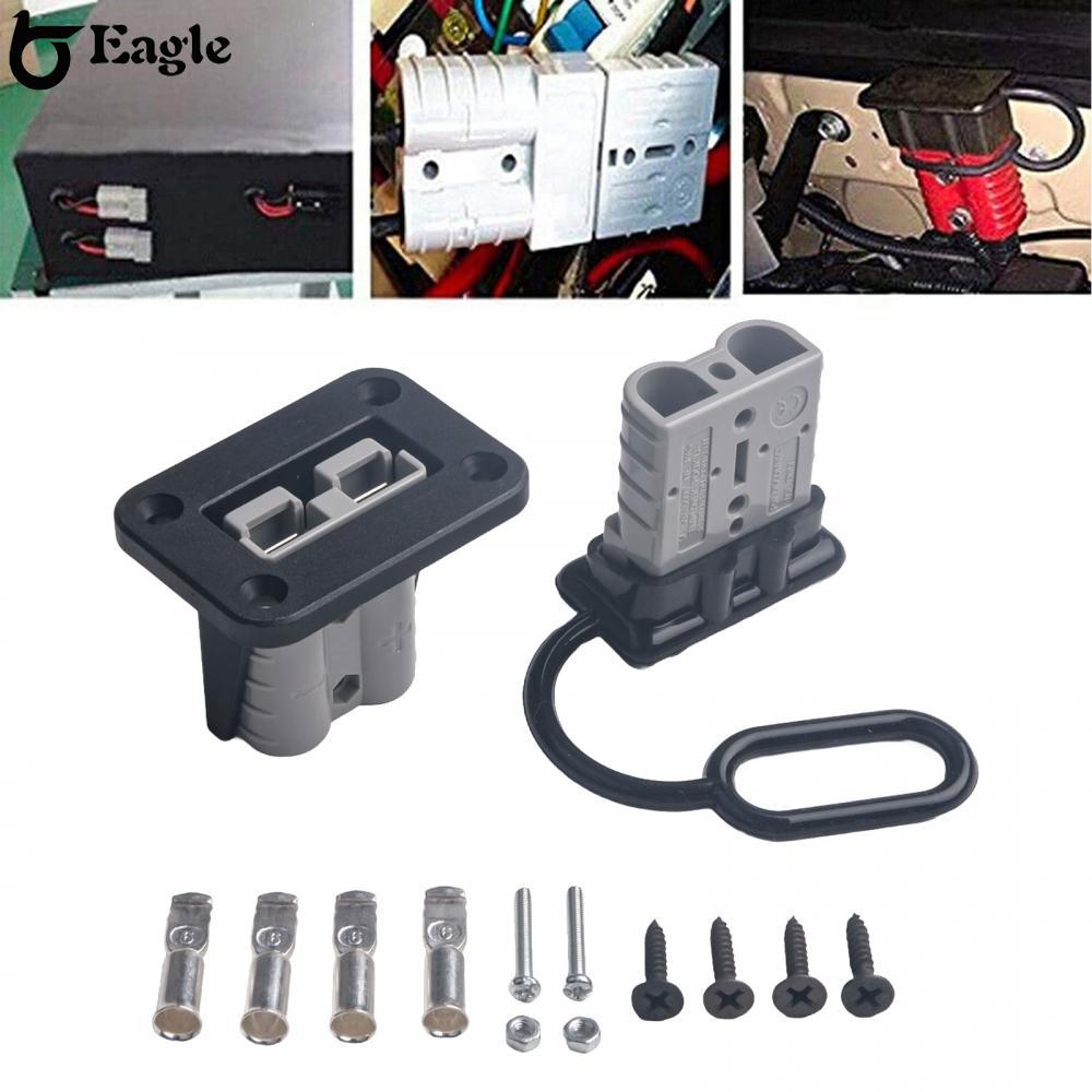 【EAGLE】Battery Connector 50 Amp Quick Connect For RV Truck Winch 6 To 12 Gauge 600 Volt&Good Quality